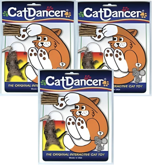 Cat Dancer 101 interactive cat toy pack of 3