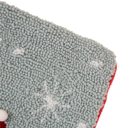 Glitzhome LED Christmas Stockings – 21" Embroidered Linen Stockings, 2-Pack