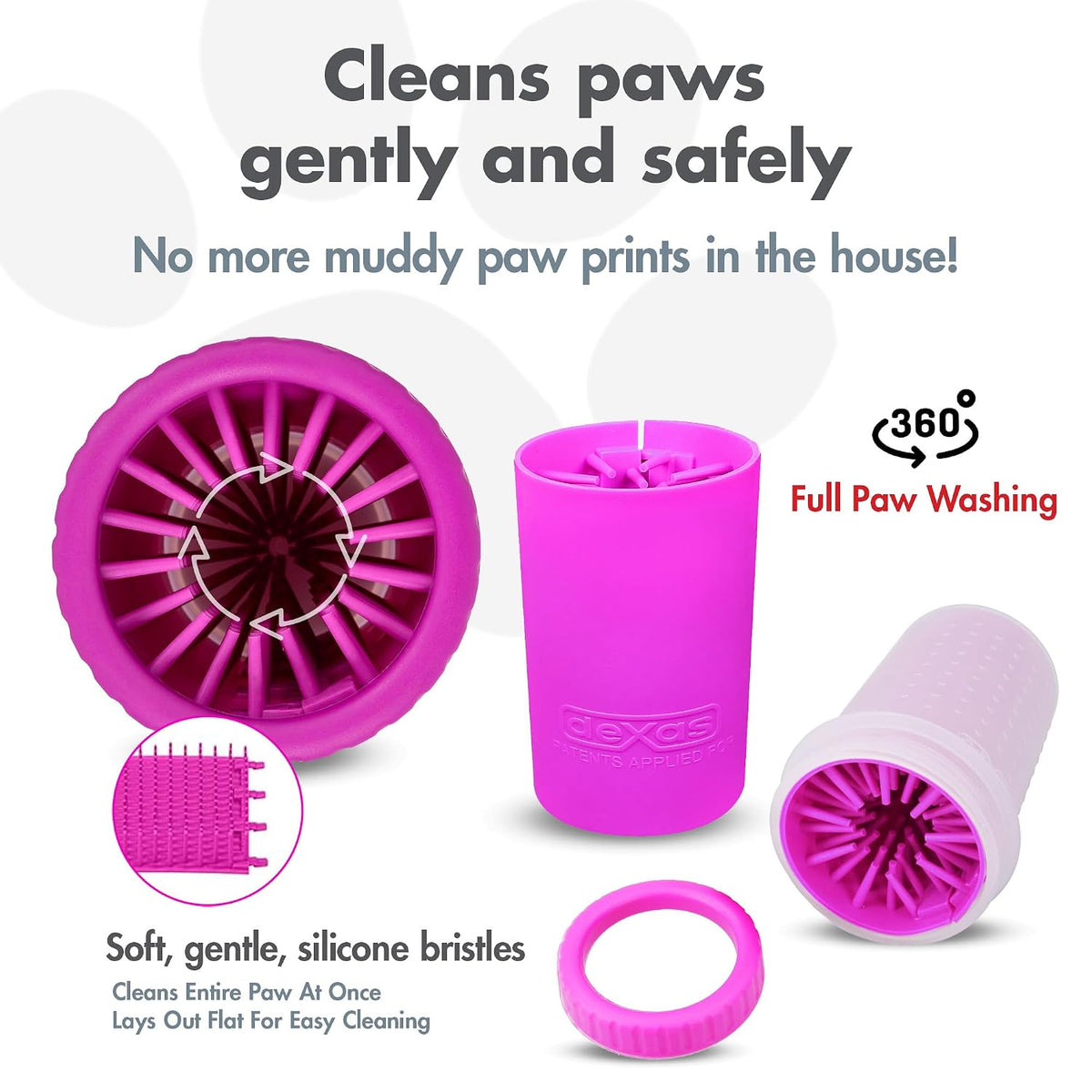 Dexas MudBuster paw washer for muddy paws