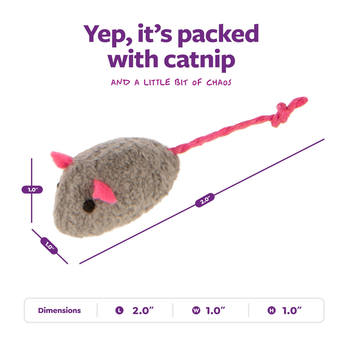 SmartyKat Skitter Critters catnip mice cat toys - plush mouse toys with catnip