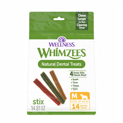 WHIMZEES Holiday Dog Dental Treats – Medium, 6 Count