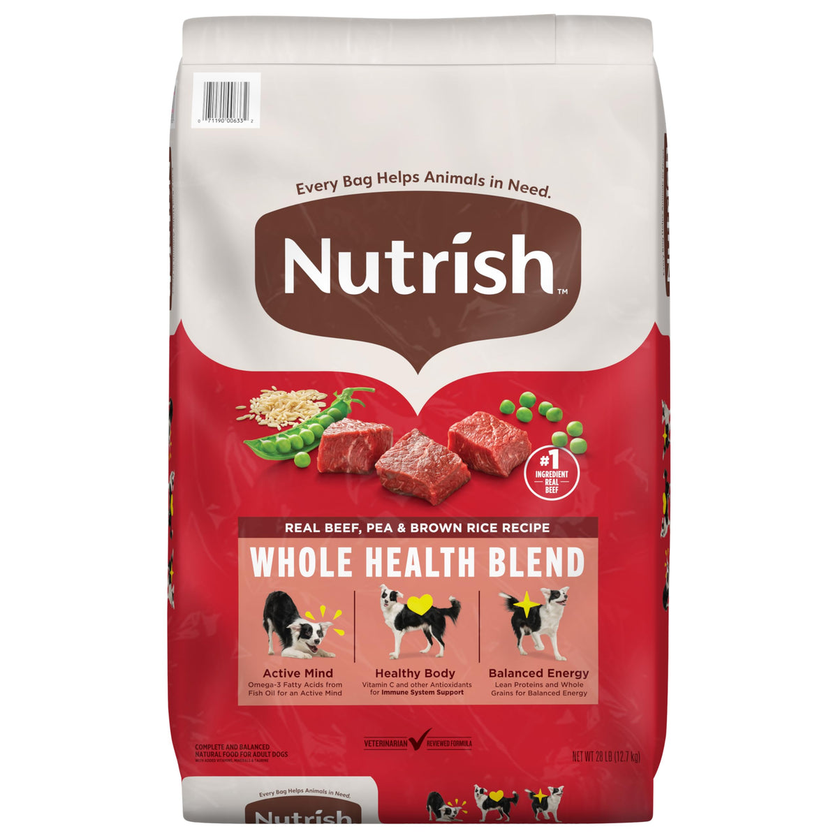 Rachael Ray Nutrish Beef Dog Food – front angle view