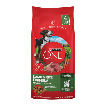 Purina ONE Lamb & Rice Formula Dry Dog Food for Digestive Support