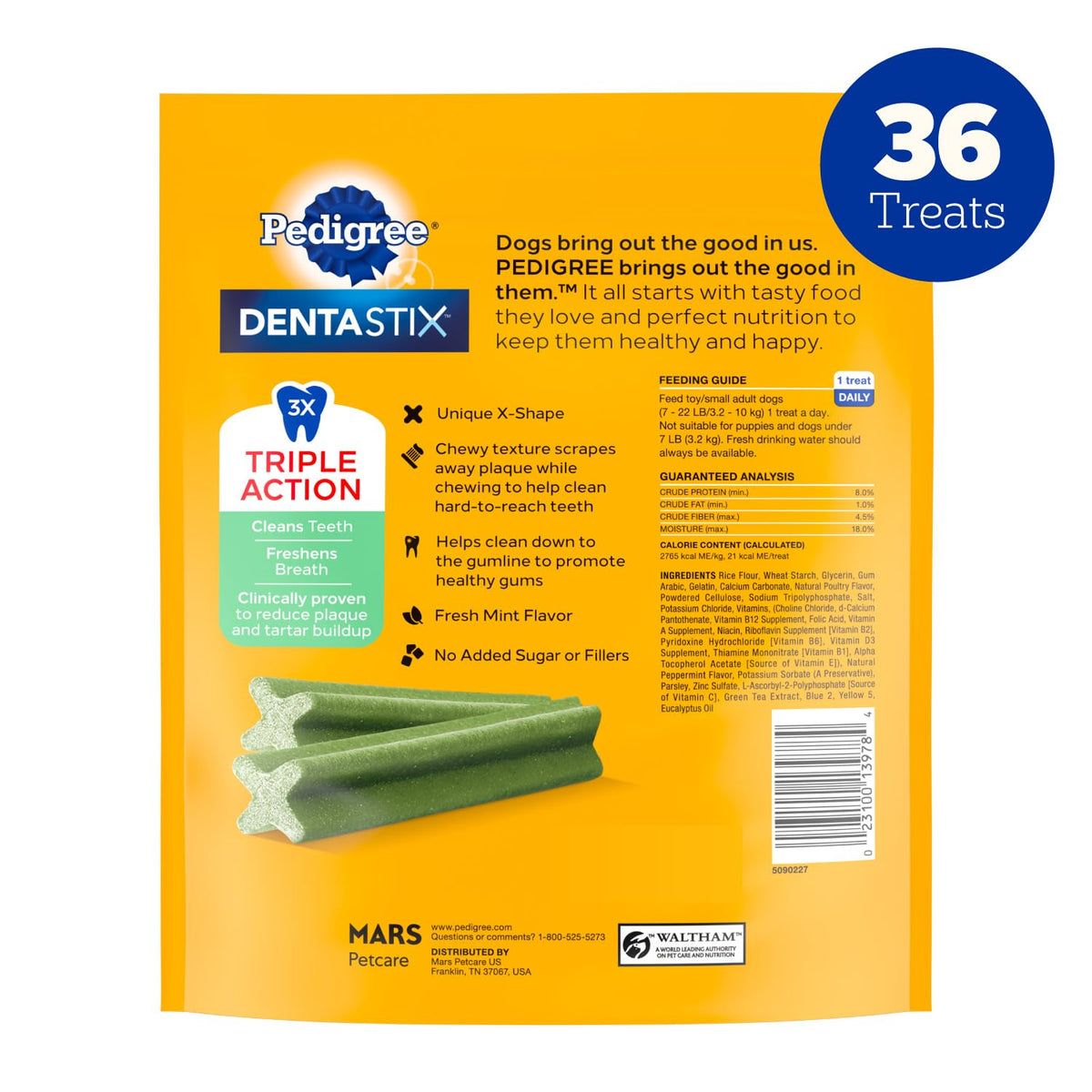 Pedigree Dentastix Large Breed Dental Dog Treats – Variety Pack, 51 Count
