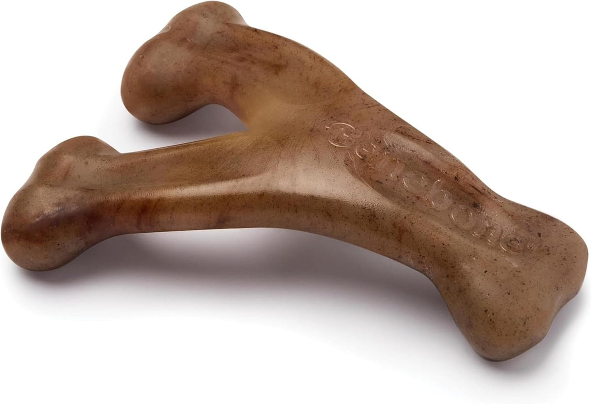 Benebone Wishbone chew toy for power chewers, made in the USA
