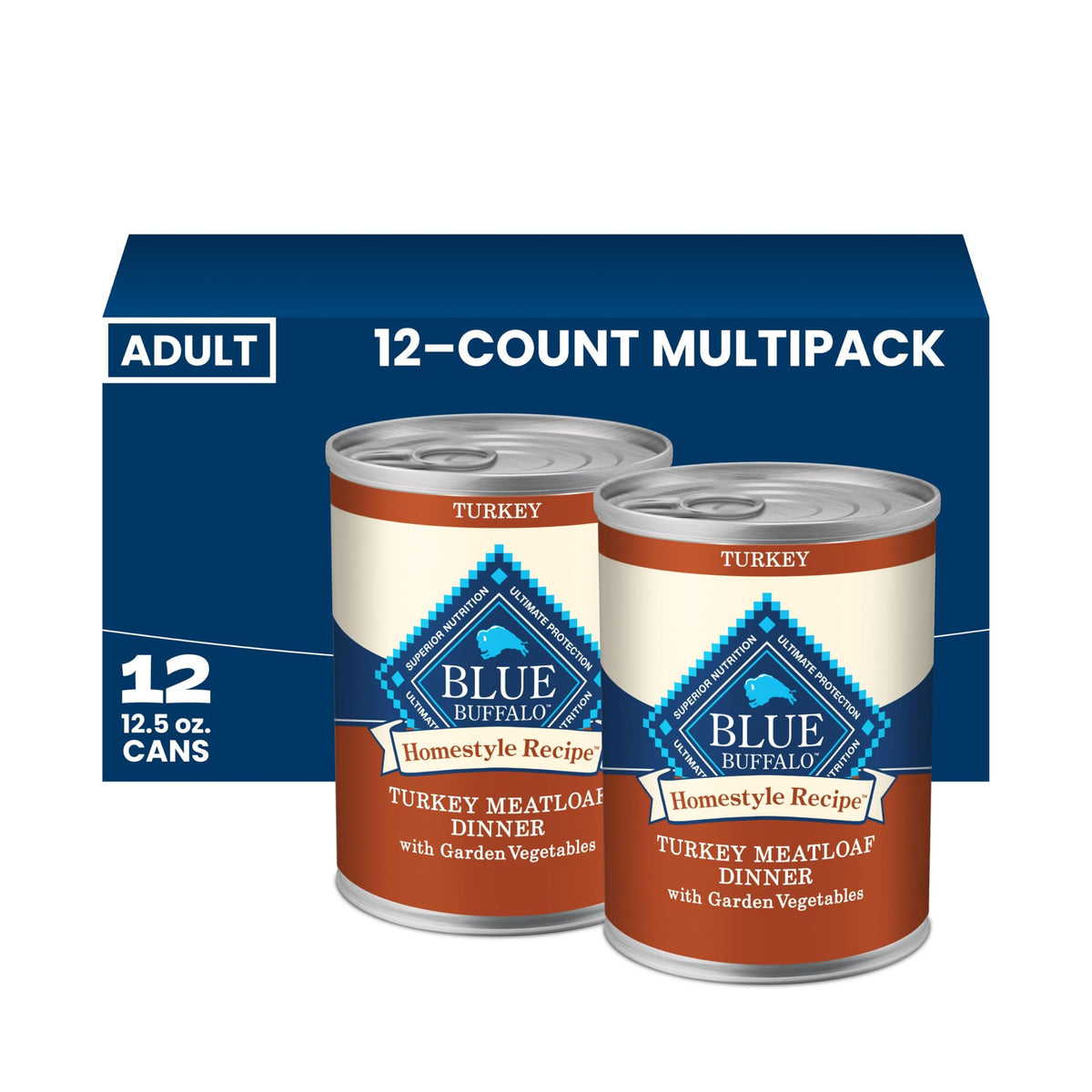 Blue Buffalo Homestyle Recipe Wet Dog Food Variety Pack, 6 Count