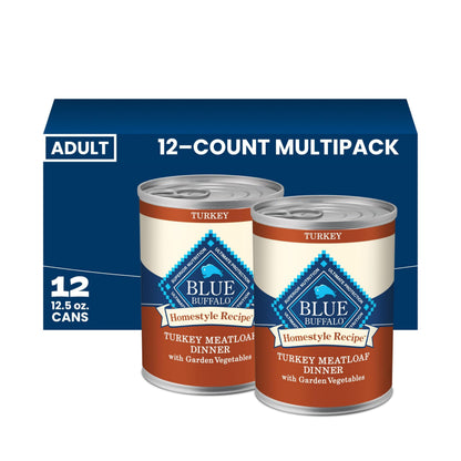 Blue Buffalo Homestyle Recipe Wet Dog Food Variety Pack, 6 Count