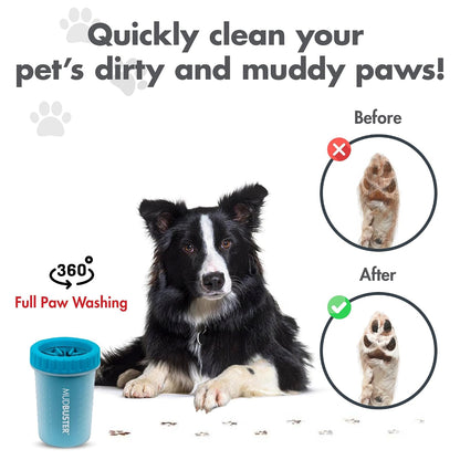 Dexas MudBuster portable paw cleaner with silicone bristles