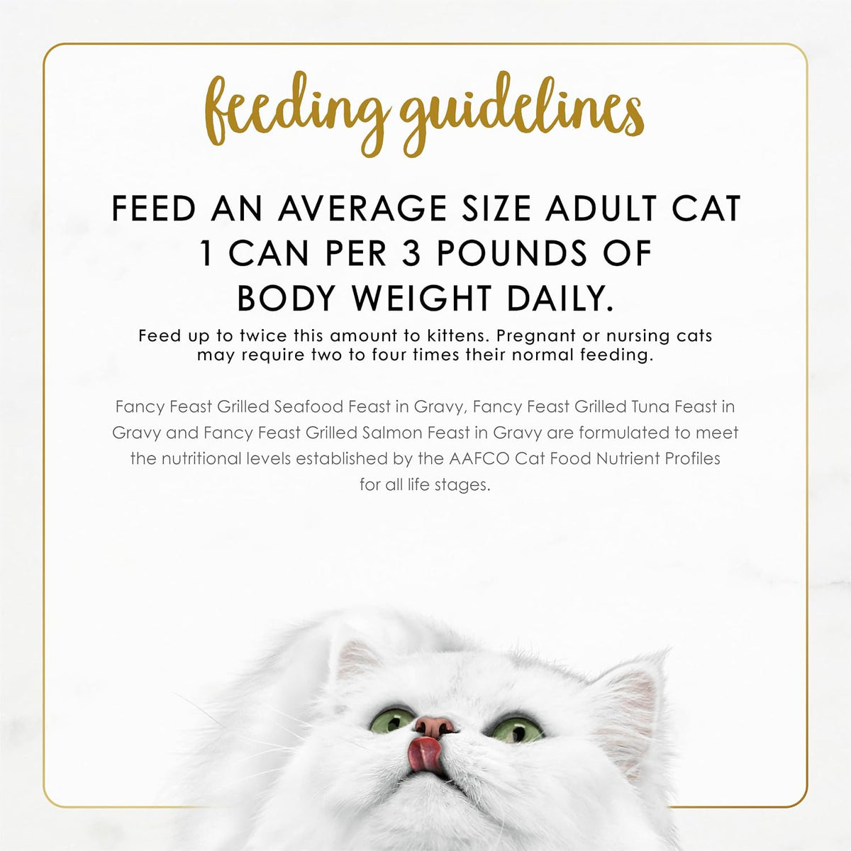 Purina Fancy Feast Grilled Seafood Wet Cat Food – Grilled Cuts, 3 oz Cans (24-Pack)