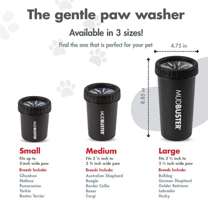 Dexas MudBuster paw washer for muddy paws