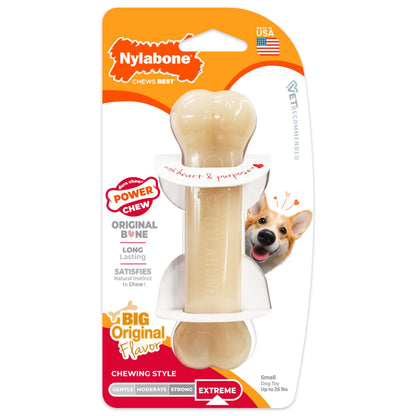 Nylabone Power Chew original bone made in the USA for medium dogs