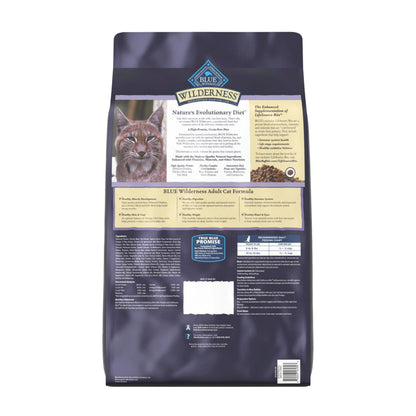 Blue Buffalo Wilderness Chicken Grain-Free Dry Cat Food, 12 lb