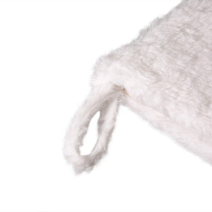 Glitzhome LED Christmas Stockings – 21" Embroidered Linen Stockings, 2-Pack