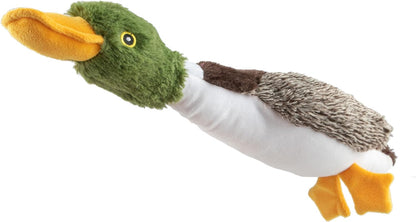 Best Pet Supplies Crinkle Duck Dog Toy – Blue, No Stuffing