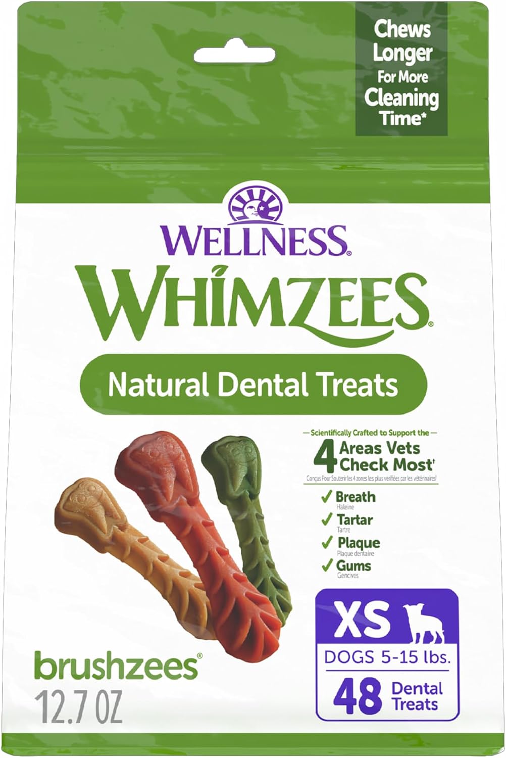 Whimzees natural dental treats for dogs