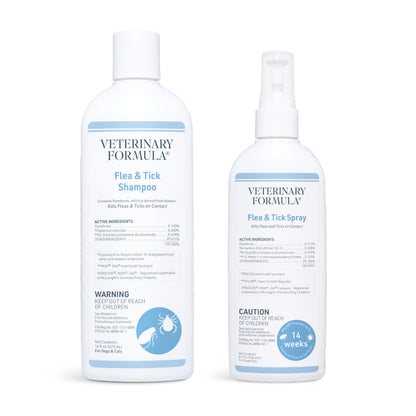 Veterinary Formula Flea & Tick Shampoo for Dogs and Cats, 16 oz