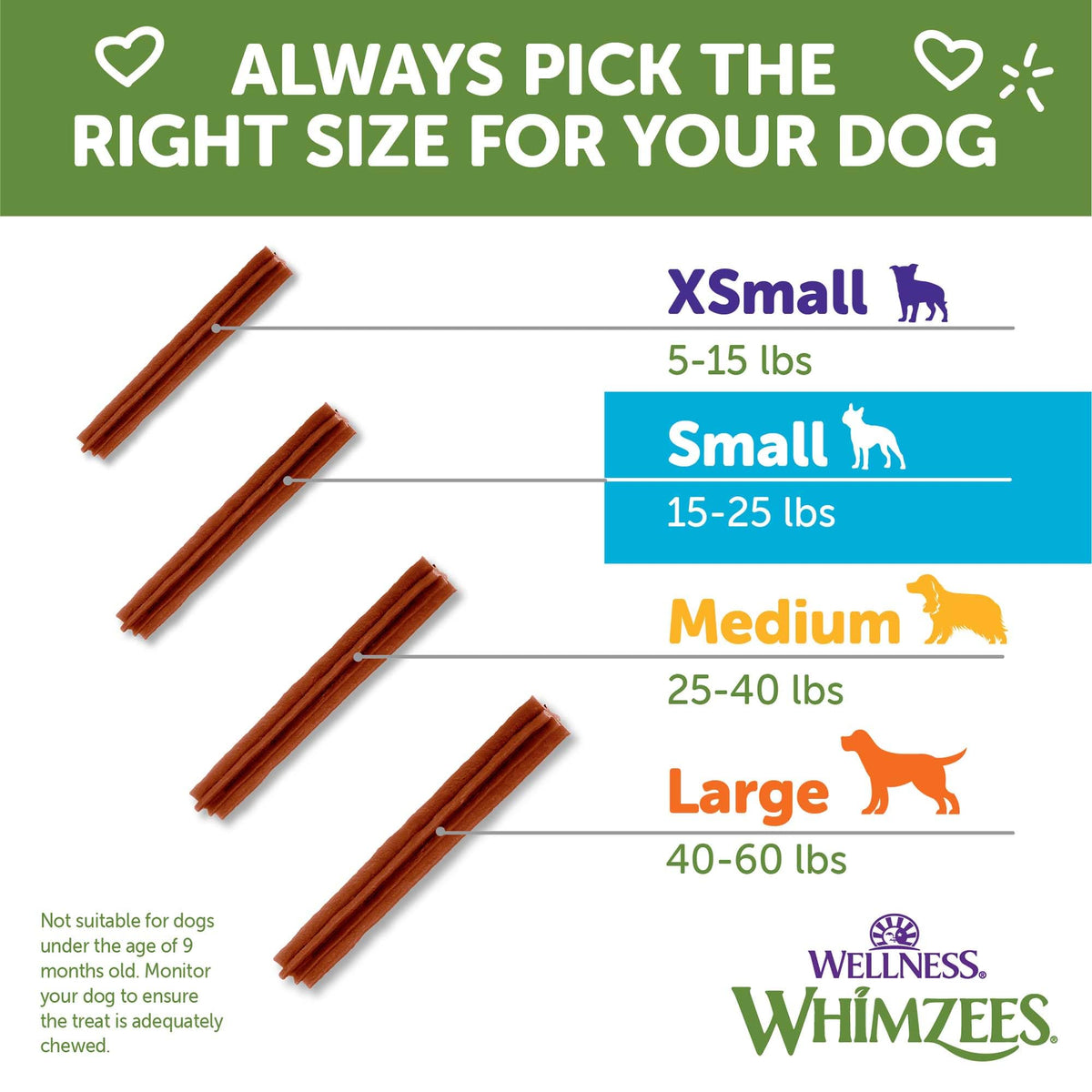 WHIMZEES Holiday Dog Dental Treats – Medium, 6 Count