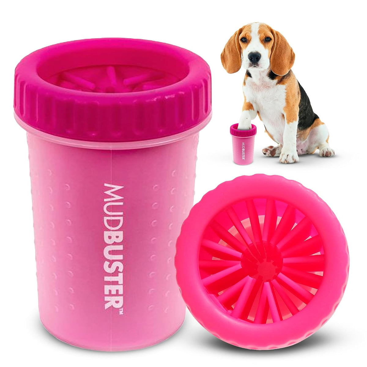 Dexas MudBuster small dog paw cleaner green