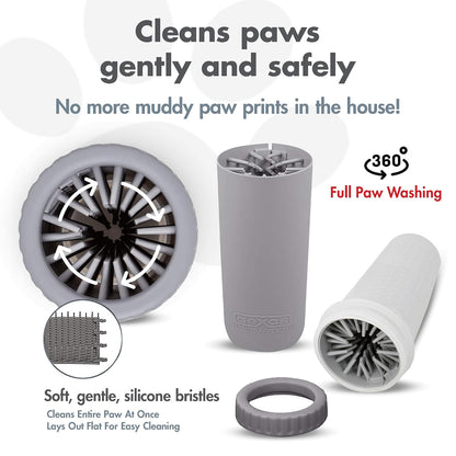 Dexas MudBuster small dog paw cleaner green