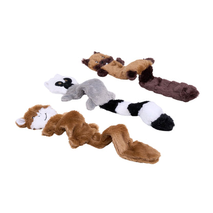 ZippyPaws Skinny Peltz squeaky dog toy trio for small and medium dogs