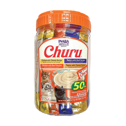INABA Churu Cat Treats – size reference view