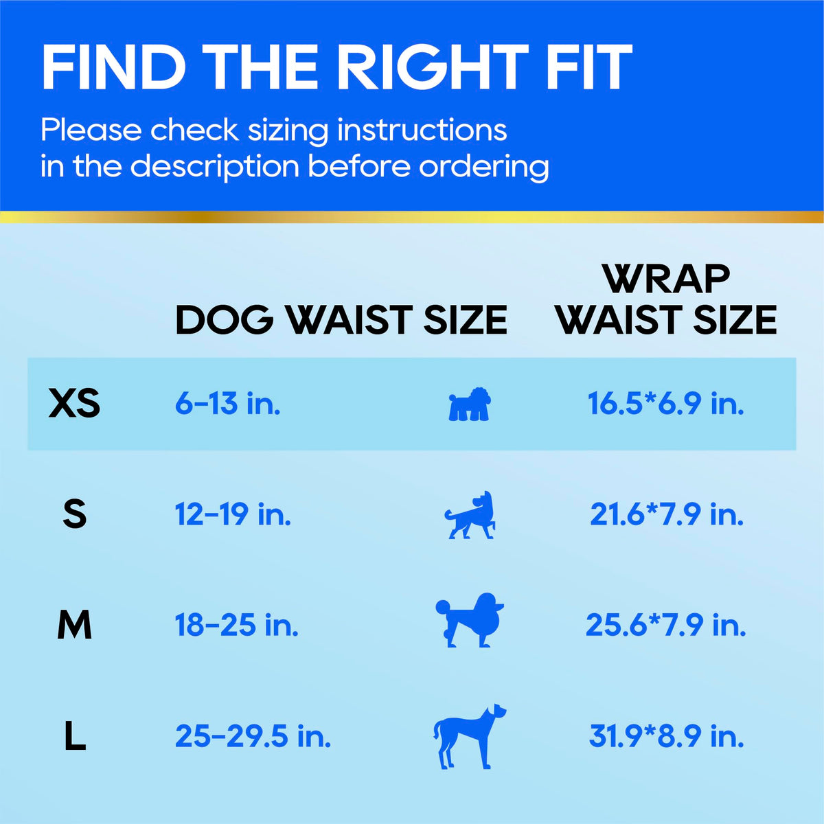Male Dog Wraps Disposable – features overview