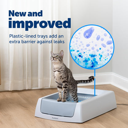 PetSafe ScoopFree Lavender Crystal Disposable Cat Litter Trays, 4-Pack