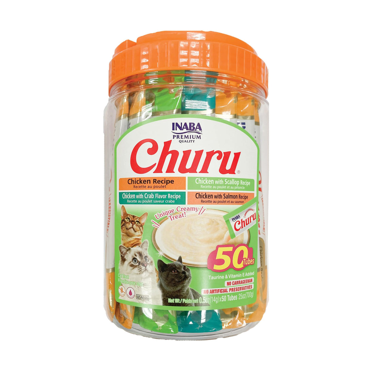 INABA Churu Cat Treats – top view