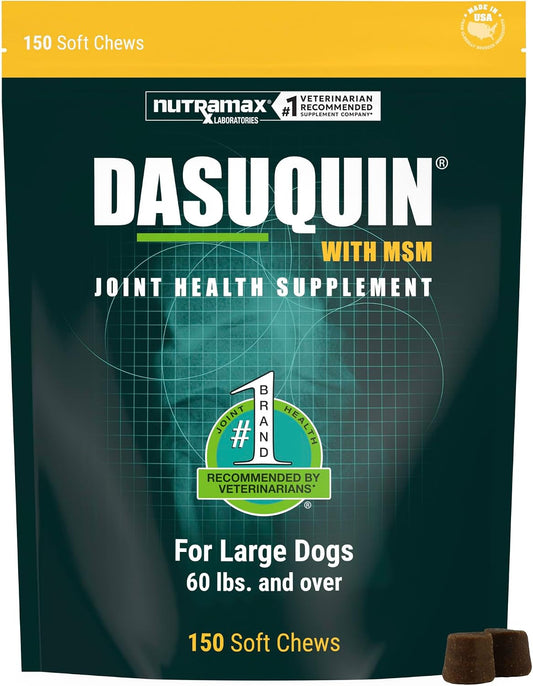 Nutramax Dasuquin with MSM Joint Supplement Soft Chews for Large Dogs, 150 Count