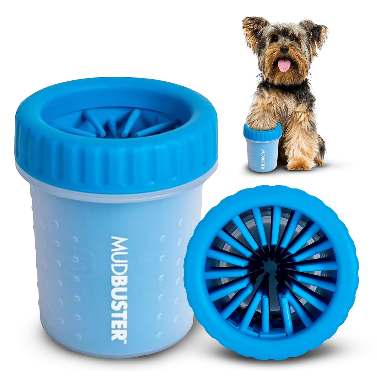 Dexas MudBuster small dog paw cleaner green