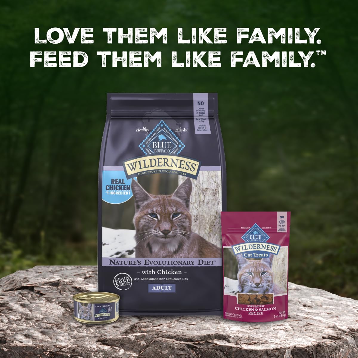 Blue Buffalo Wilderness Chicken Grain-Free Dry Cat Food, 12 lb