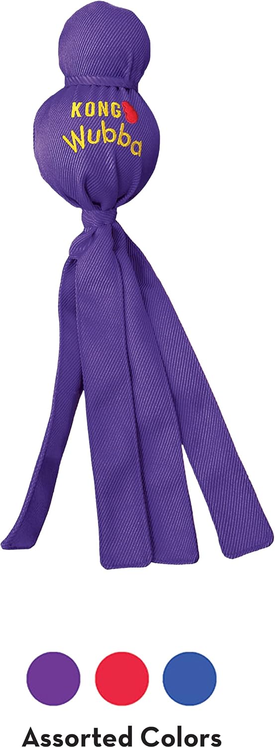 KONG Wubba dog toy for tug of war and fetch, large