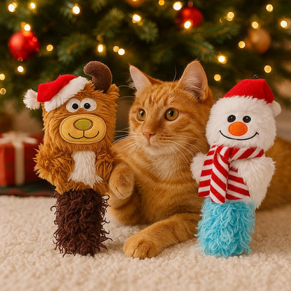 KONG Holiday Kickeroo – Medium Catnip-Filled Christmas Cat Toy