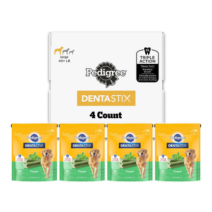 Pedigree Dentastix Large Dog Treats – scale view