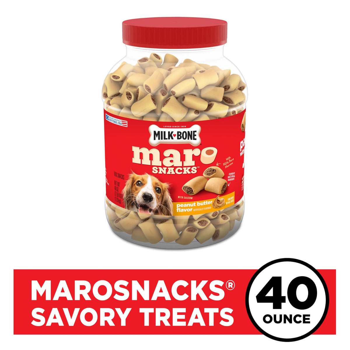 Milk-Bone MaroSnacks bone marrow dog biscuits