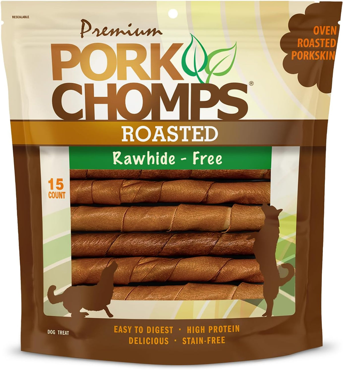 Pork Chomps Pork Skin Twists – main product view