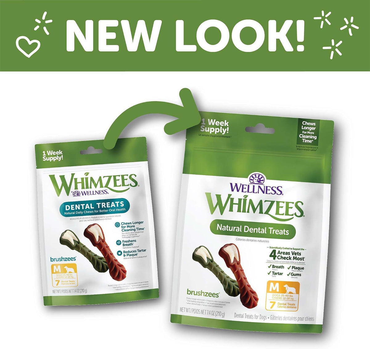Whimzees natural dental treats for dogs