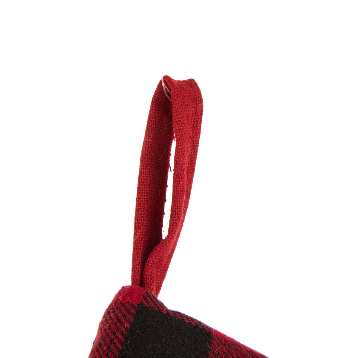 Glitzhome LED Christmas Stockings – 21" Embroidered Linen Stockings, 2-Pack