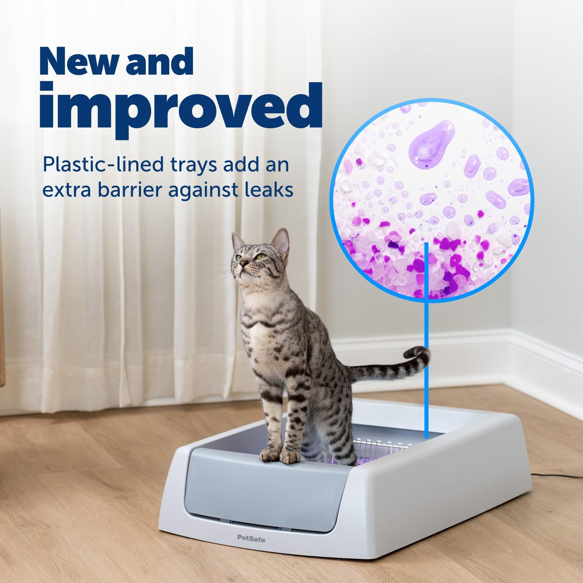 PetSafe ScoopFree Lavender Crystal Disposable Cat Litter Trays, 4-Pack