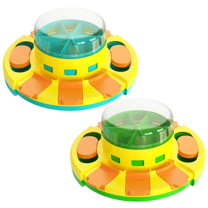 Pet Supplies Teething Sound Ball Dog Puzzle Leak Food Toys Pet Training Supplies Feeding Food Bin Dog Puzzle Diet Roulette