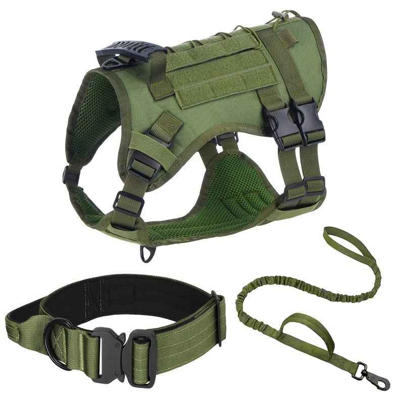 New Tactical Vest for Big Dogs Outdoor Splash‑Proof Adjustable Durable Pet Gear