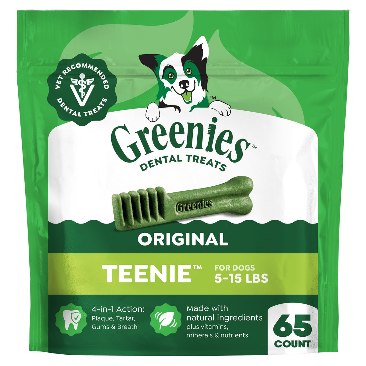 Greenies Teenie Dental Treats Mint – texture and finish detail
