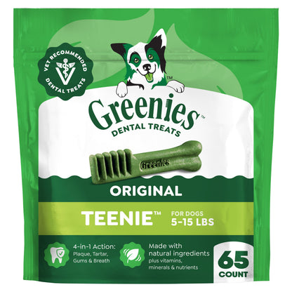 Greenies Teenie Dental Treats Mint – texture and finish detail
