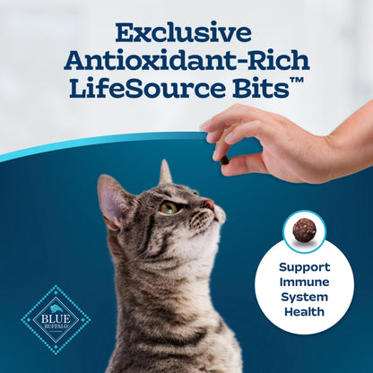 Blue Buffalo Tastefuls Chicken Dry Cat Food for Adult Indoor Cats, 7 lb