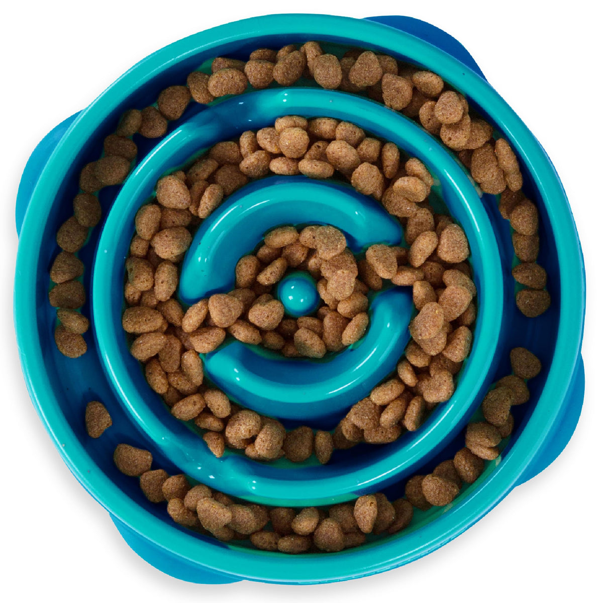 Slow Feeder Dog Bowl Blue – features overview