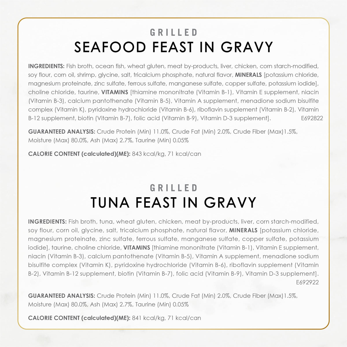 Fancy Feast Grilled Seafood Cat Food – texture and finish detail