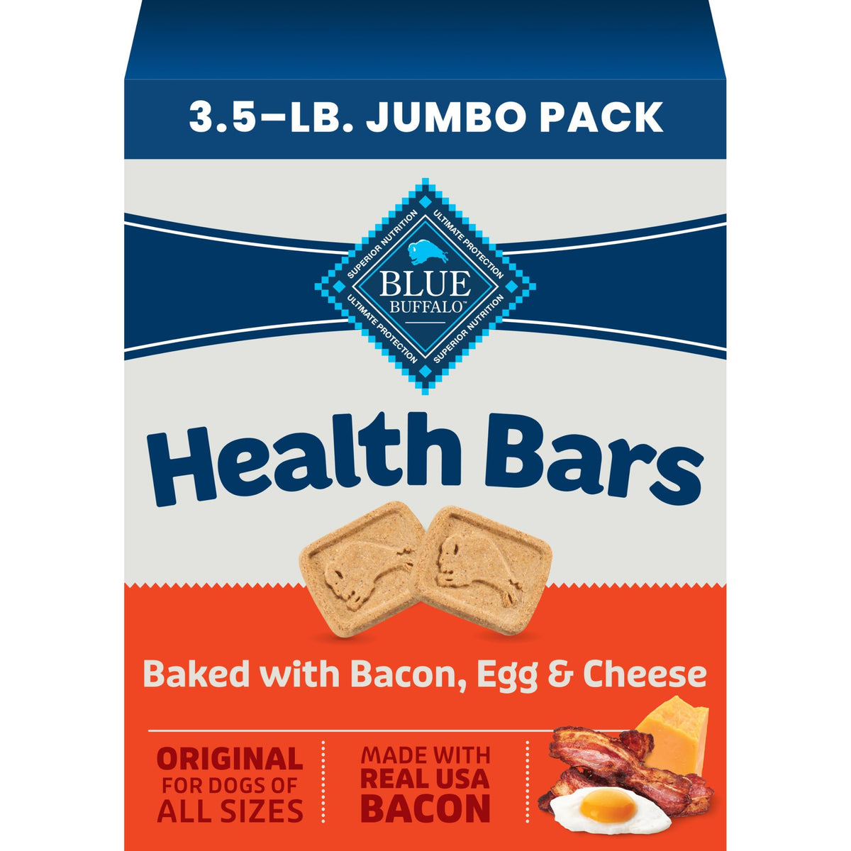 Blue Buffalo Health Bars Apple & Yogurt Dog Biscuits, 3.5 lb