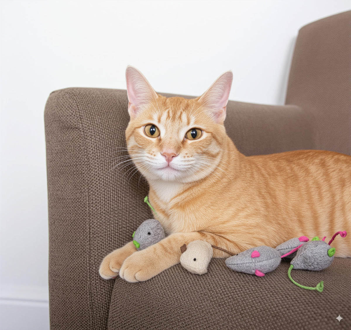SmartyKat Skitter Critters catnip mice cat toys - plush mouse toys with catnip
