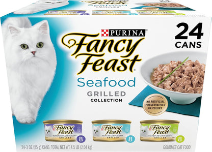 Fancy Feast Grilled Seafood Cat Food – main product view
