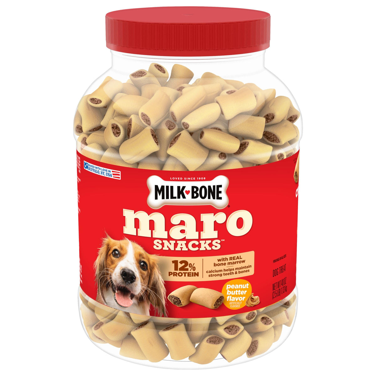 Milk-Bone MaroSnacks dog treats with real bone marrow 40 oz